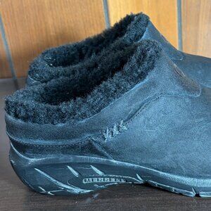 Merrell Women's Encore Ice 5 Slip On Clogs Waterproof Suede Upper Sz 9 - GUC